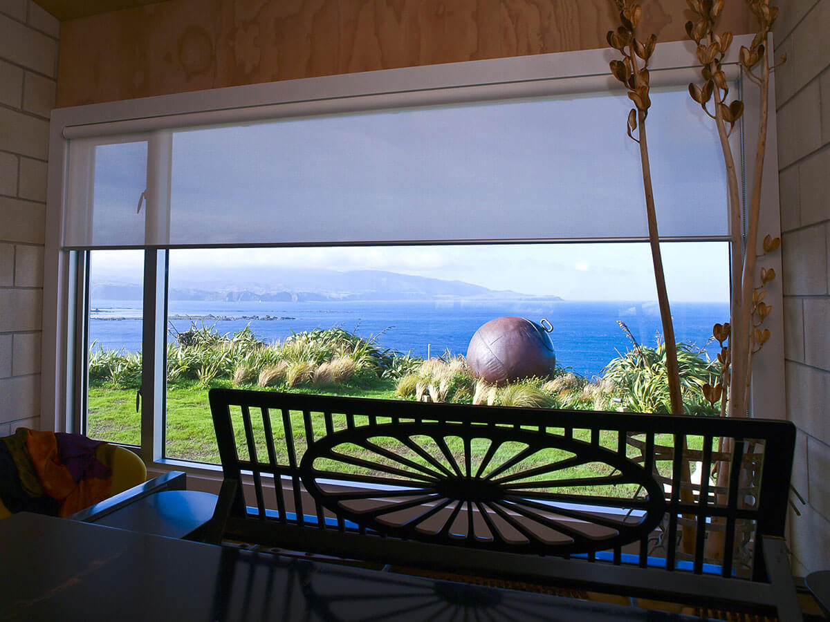 An asymmetric Entrance door with both uPVC and glass panels
